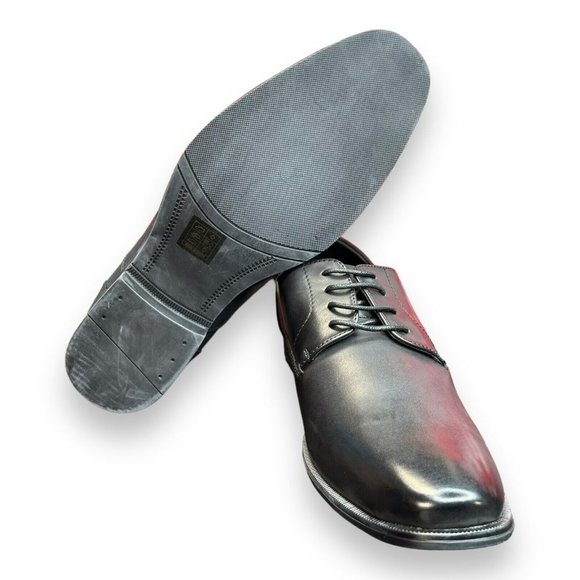 Bruno Marc Men Size 10.5 Leather Dress Formal Classic Lace-up Shoes - Picture 7 of 8